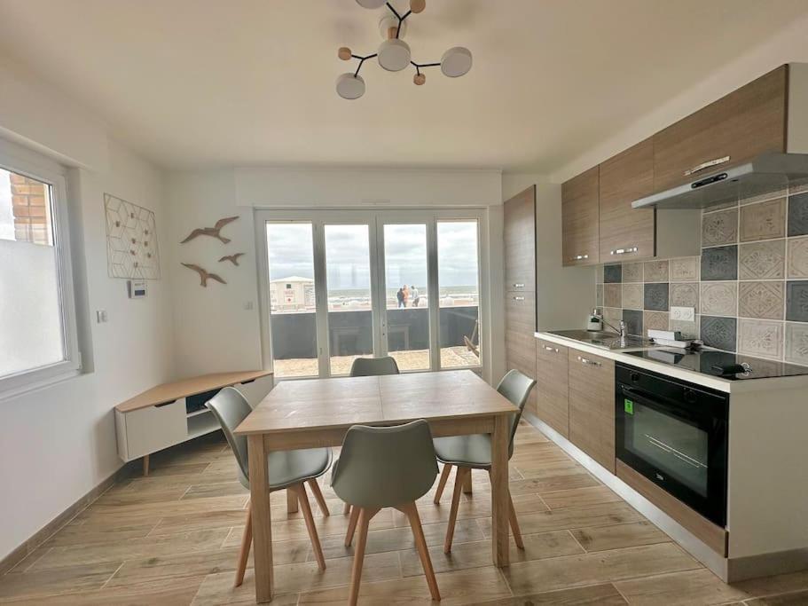 Face A La Mer, Appartement Rdc Bray Dunes Eksteriør bilde
