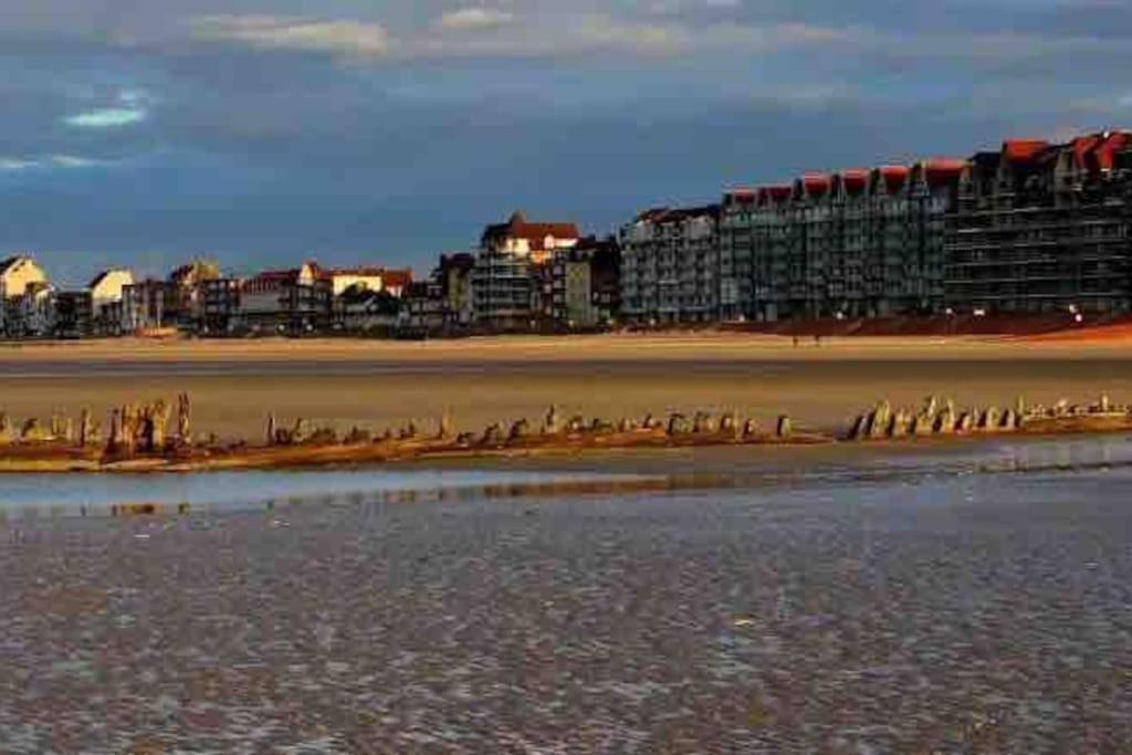 Face A La Mer, Appartement Rdc Bray Dunes Eksteriør bilde